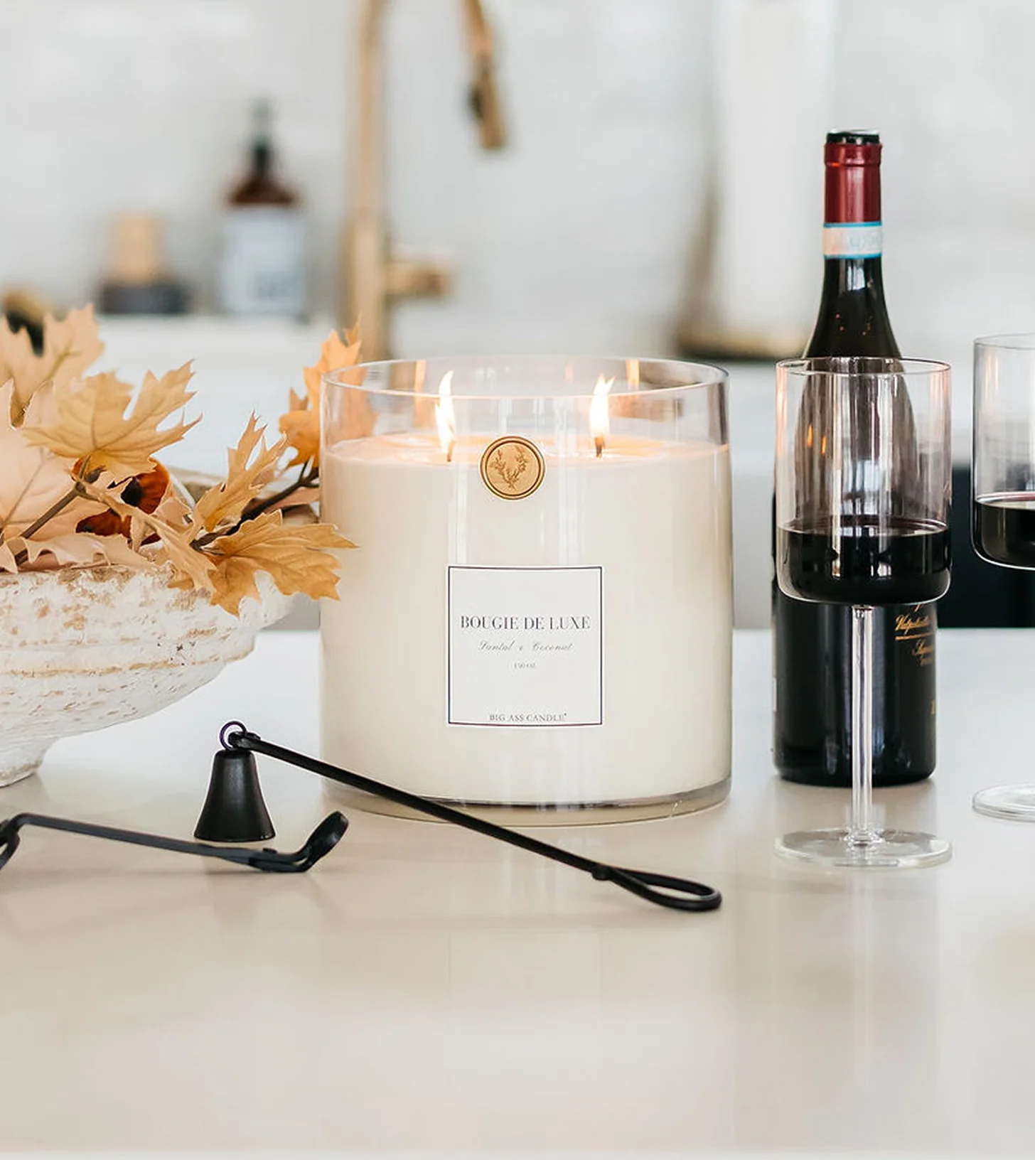 Baby Big Ass Candle - Santal & Coconut - 150 oz - Image 4