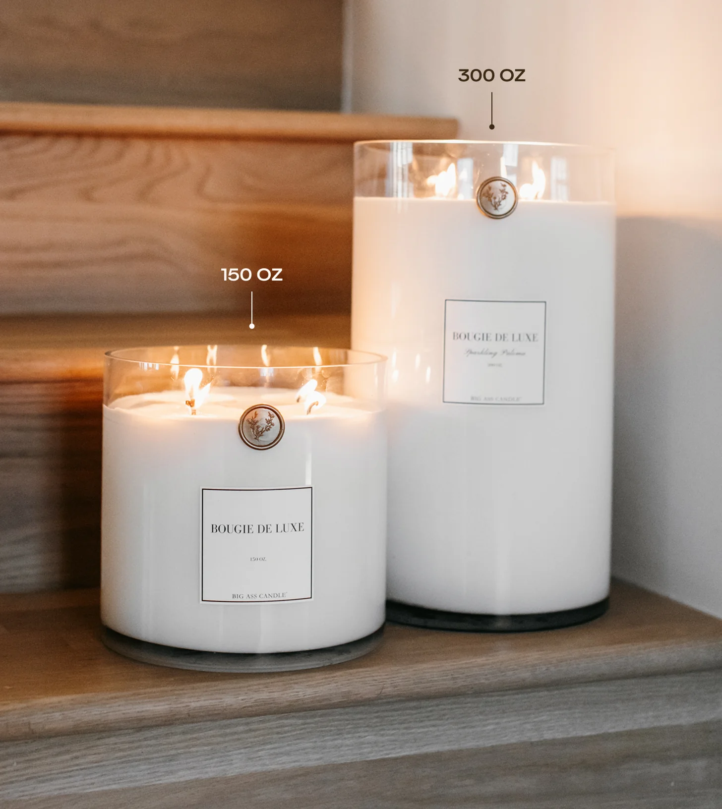 Baby Big Ass Candle - Sparkling Paloma - 150 oz - Image 3